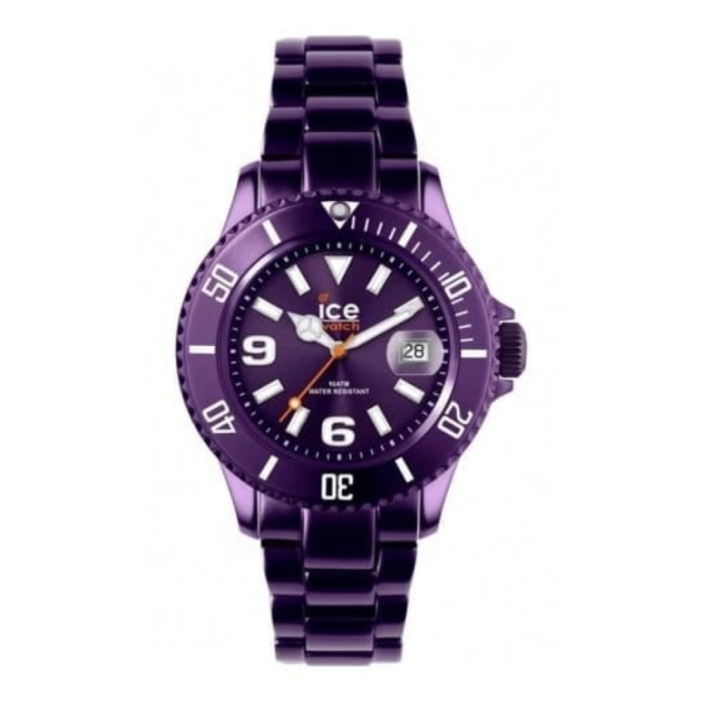 Unisex Deep Purple Aluminium Bracelet Watch