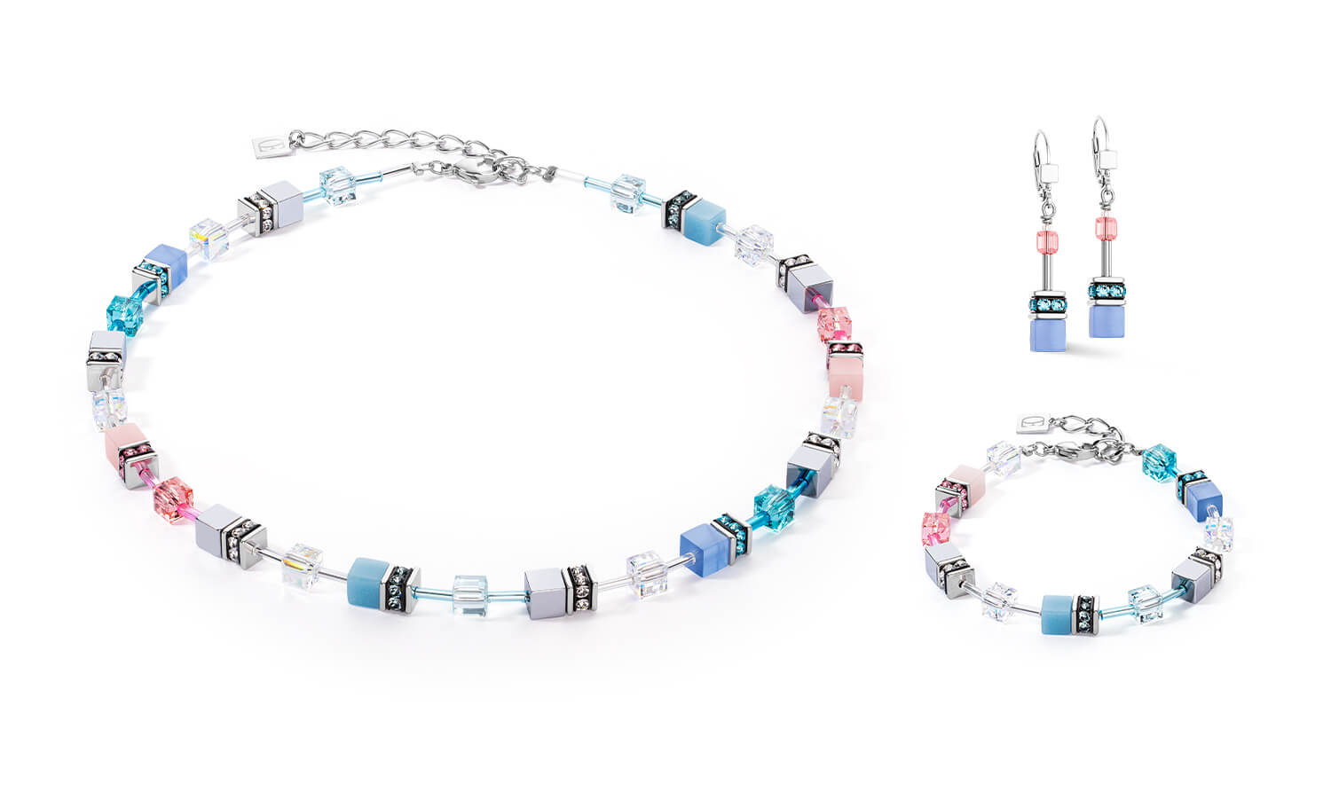 GeoCUBE Iconic Bracelet In Blue-Rose