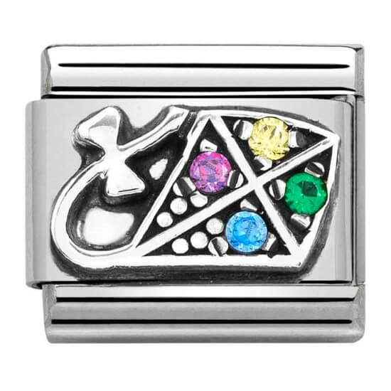 Composable Classic CZ Silver Kite Link