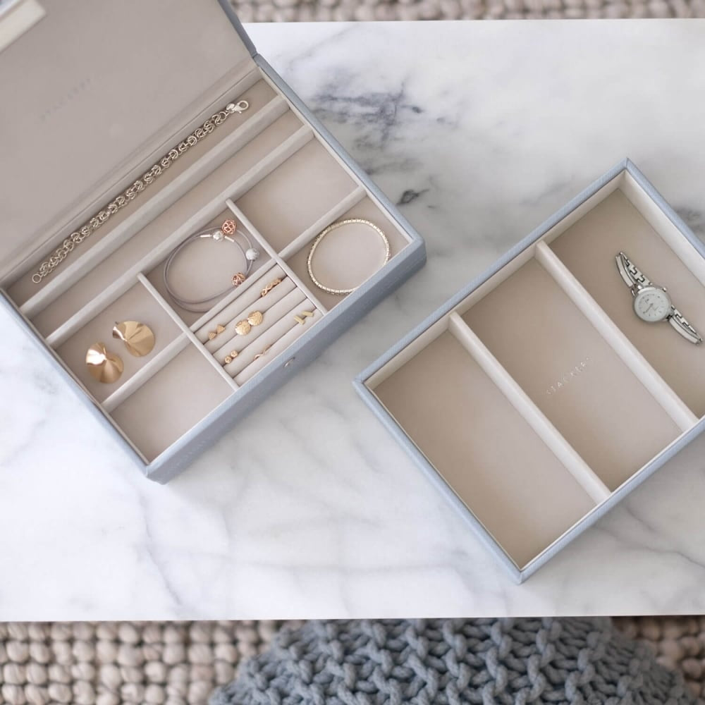 Classic Dusky Blue & Grey Classic Set of 3