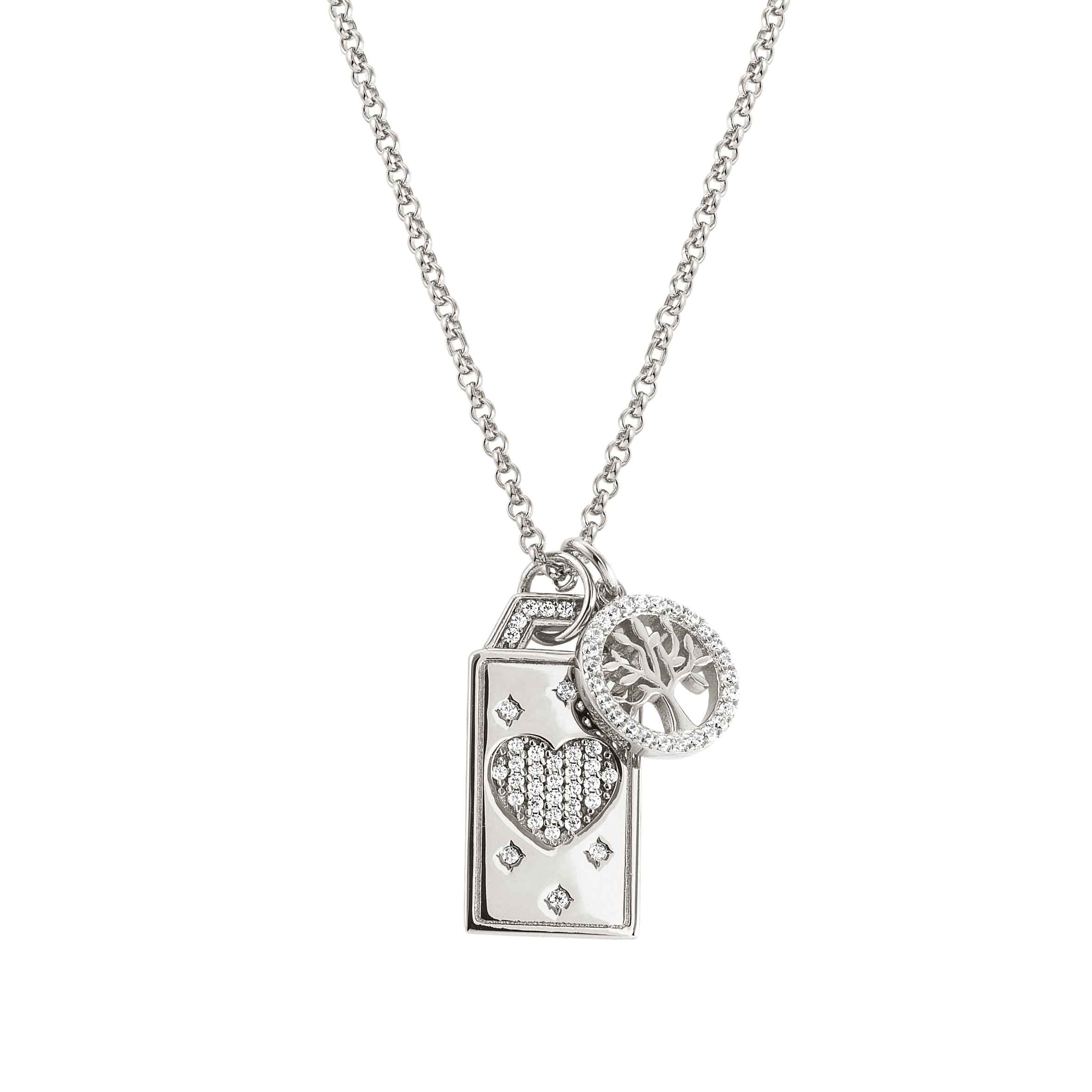Talismani Sterling Silver Necklace With Tree of Life Symbol