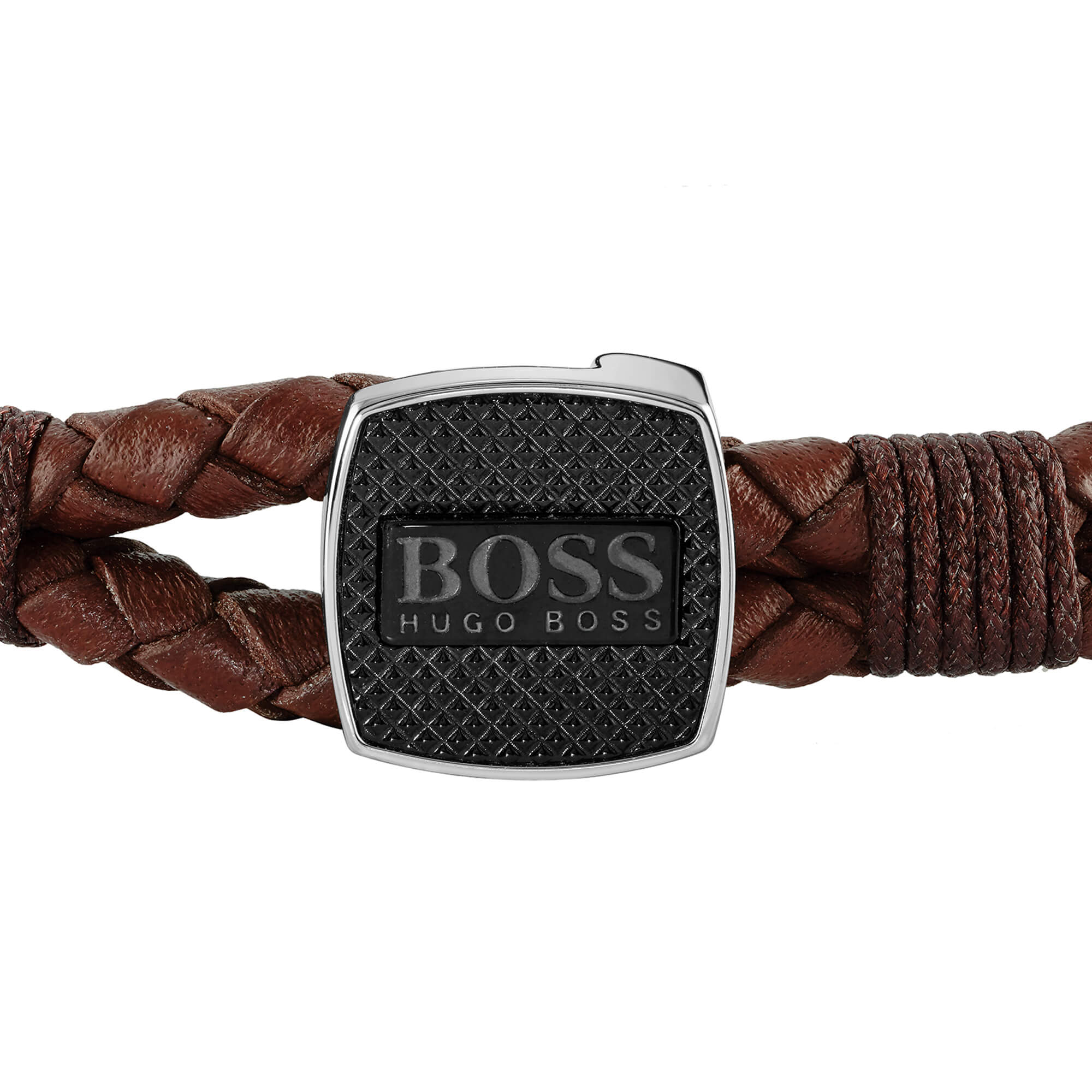 Seal Brown Leather Gents Bracelet