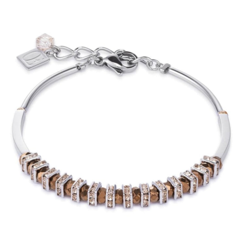 Geo Cube Copper Bracelet