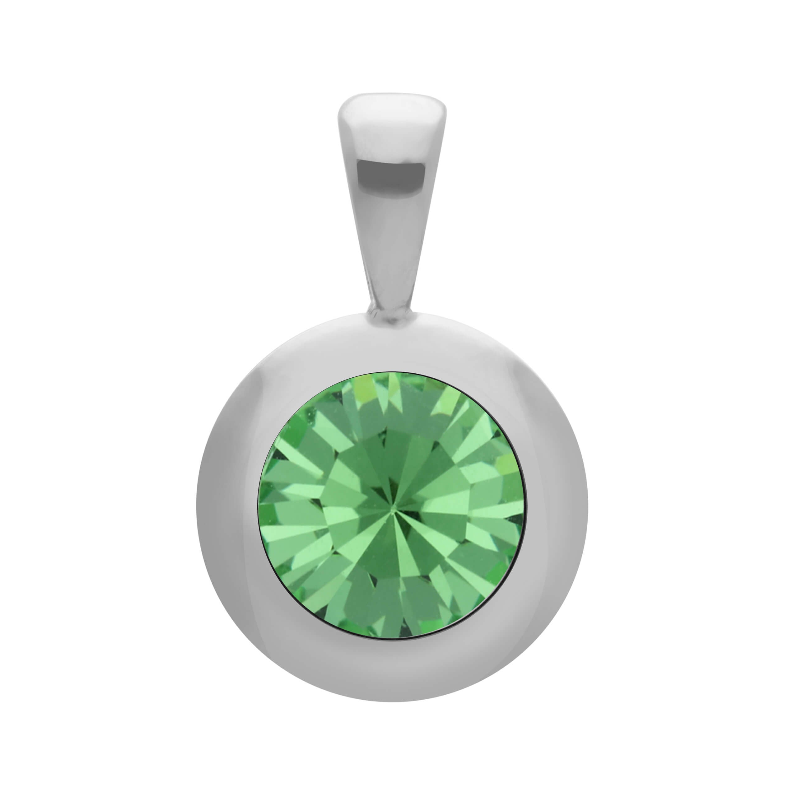 Tondo (S/P) 13mm Peridot Pendant