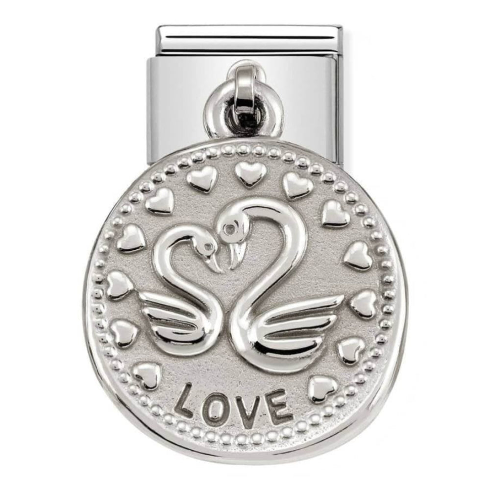 Classic Wishes Steel & 925 Silver Love Link
