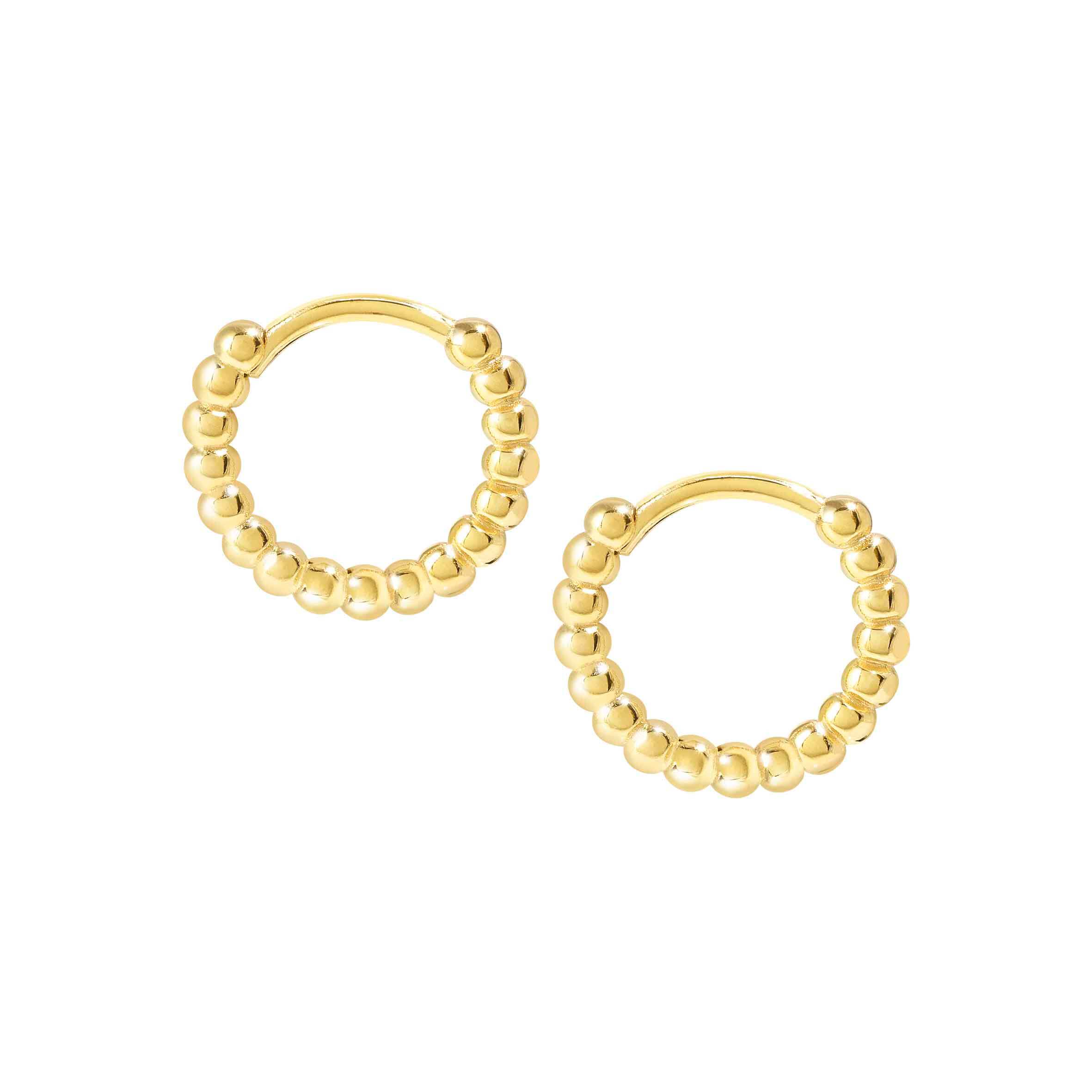Lovecloud Hoop Earrings In Gold