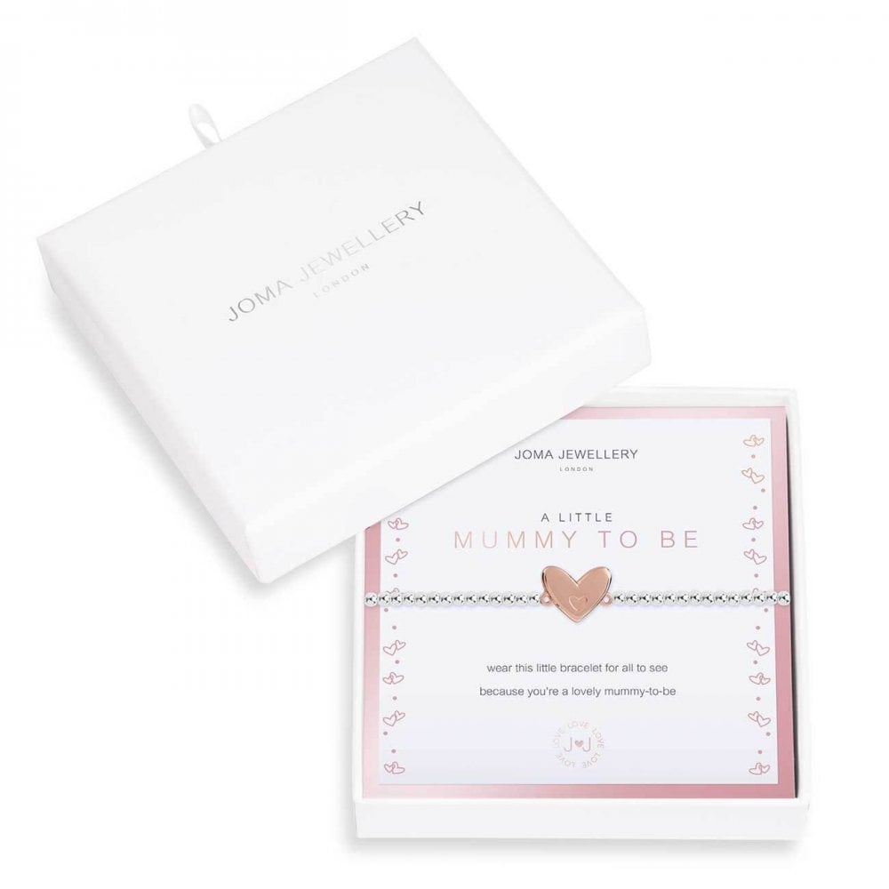 Beautifully Boxed A Littles | Mummy To Be | Silver | Bracelet | 17.5cm Stretch