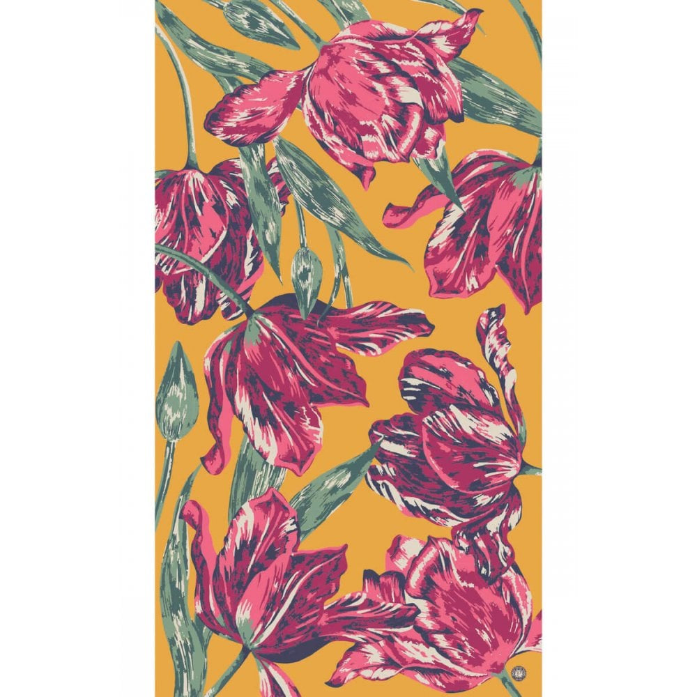Tulip Print Mustard