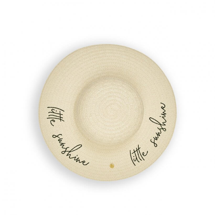 Childrens Straw Hat | Little Sunshine | Vanilla