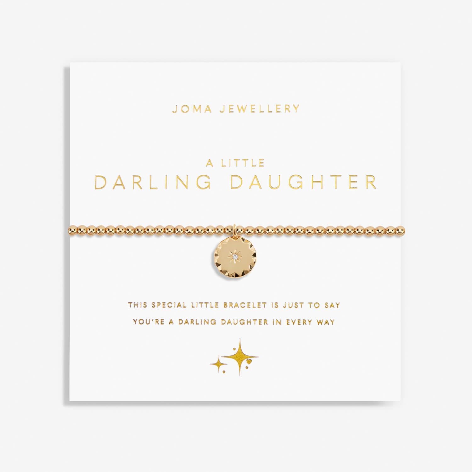 Gold A Little 'Darling Daughter' Bracelet