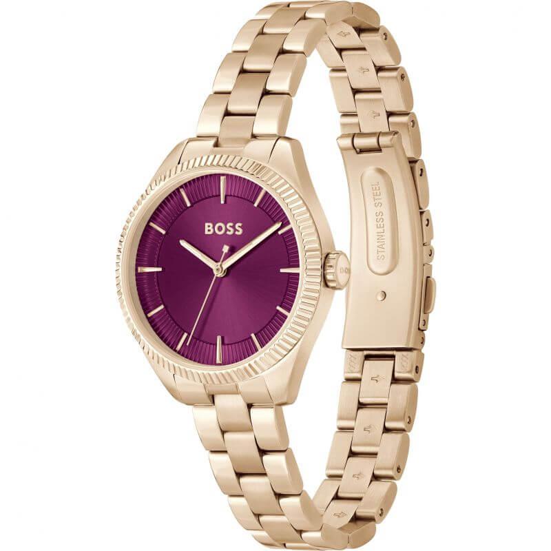 Sage Carnation Gold IP Ladies Watch