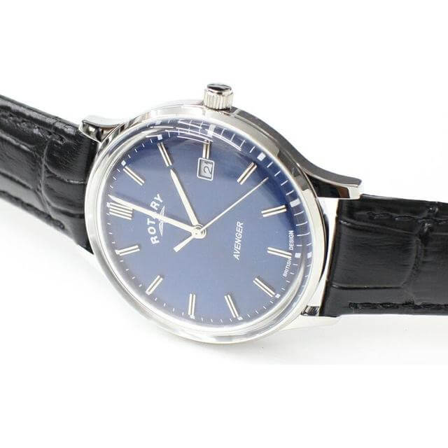 Avenger Stainless Steel Blue Dial Watch