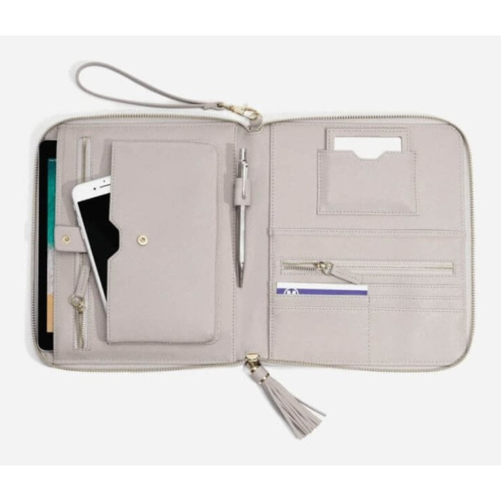 Taupe Organiser Clutch