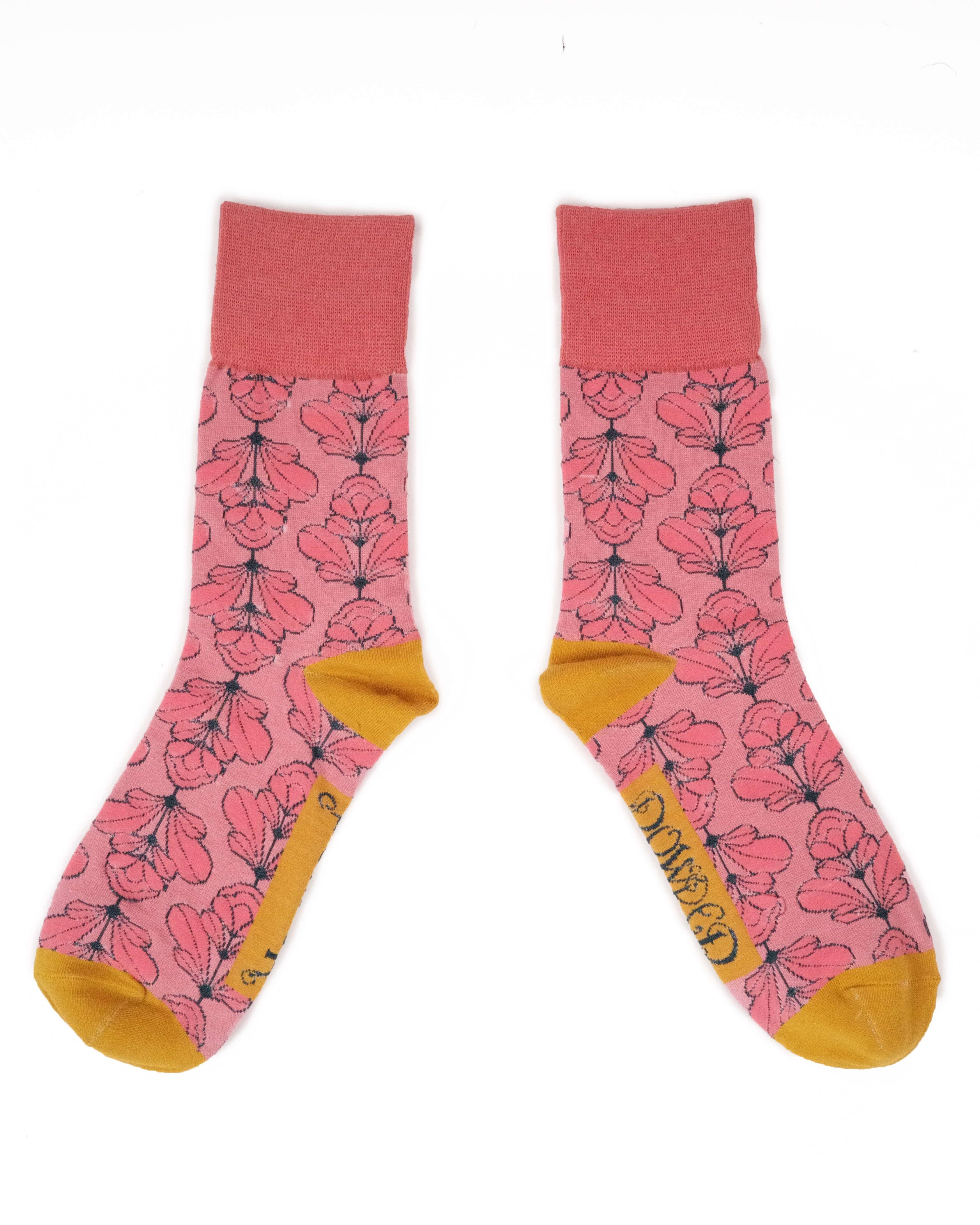Mens Deco Floral Socks- Candy