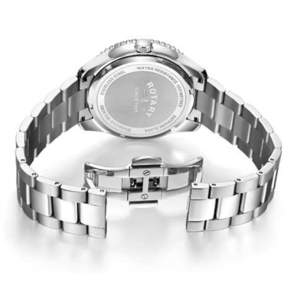 Stainless Steel Case Green Dial & Bracelet Strap Gents Henley Watch
