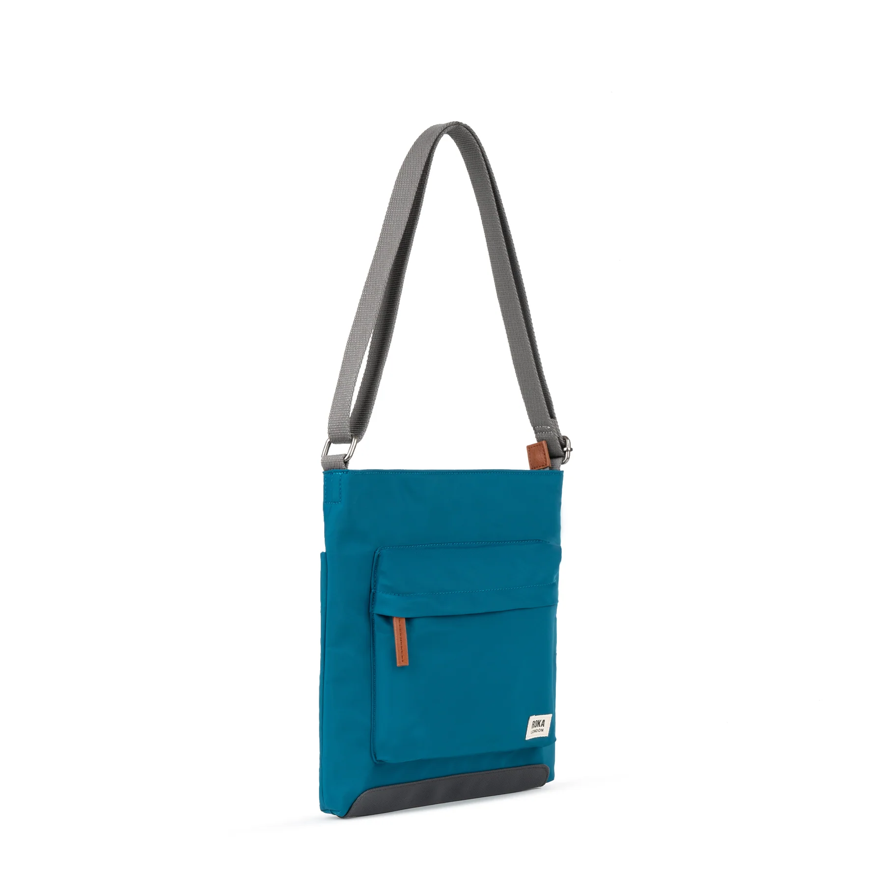 Kennington B Sapphire Medium Recycled Nylon Crossbody Bags