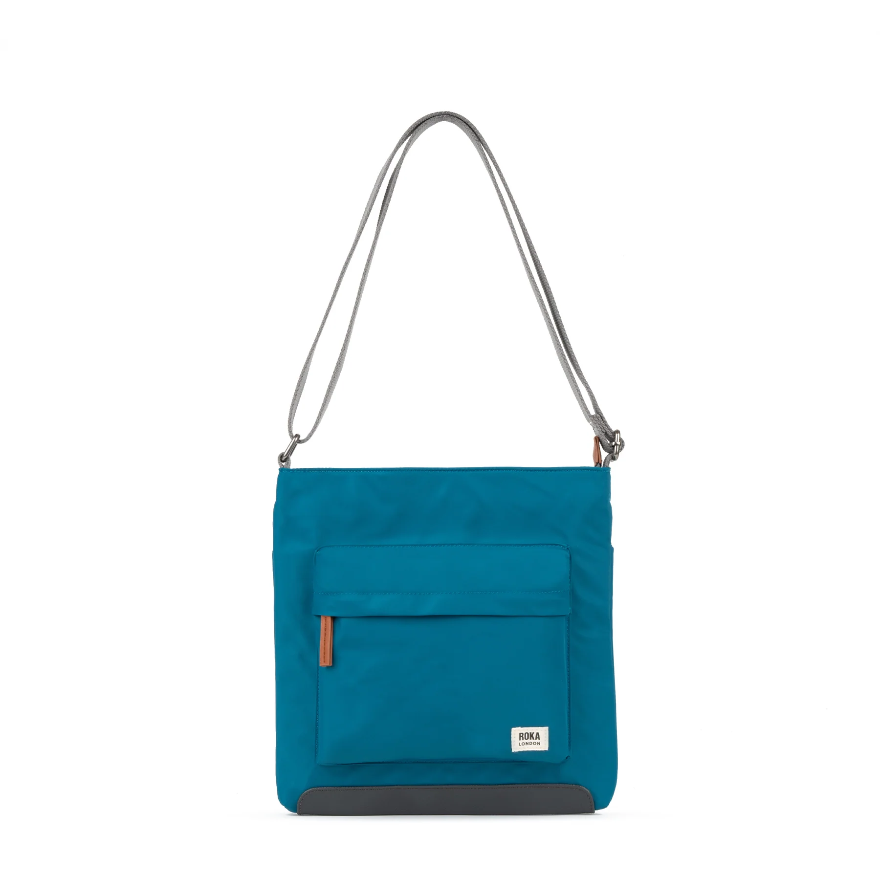 Kennington B Sapphire Medium Recycled Nylon Crossbody Bags