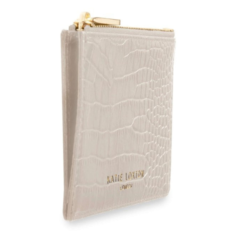 CELINE CROC COIN PURSE - Oyster - 12.5x8.5x1.5cm