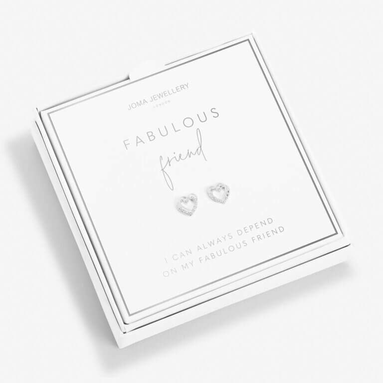Beautifully Boxed A Little Earrings | Fabulous Friend | Silver | Earring Box