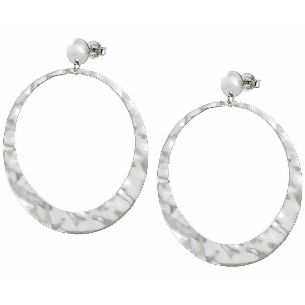 LUNA Pendant Earrings In 925 Silver