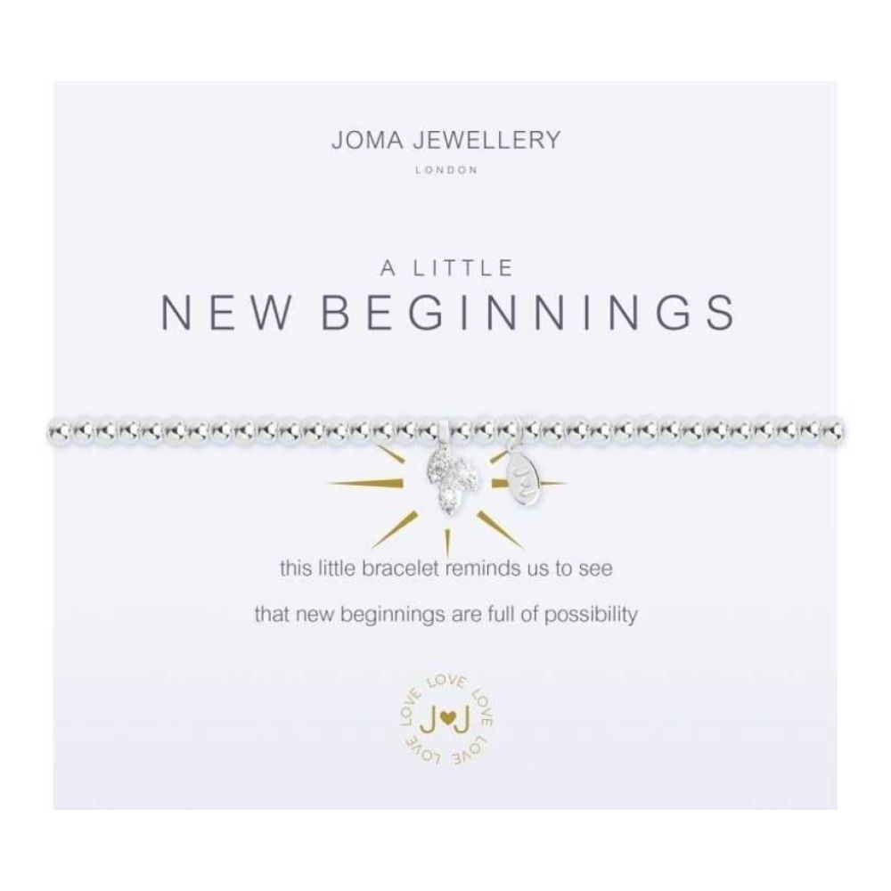 a little NEW BEGINNINGS - silver bracelet