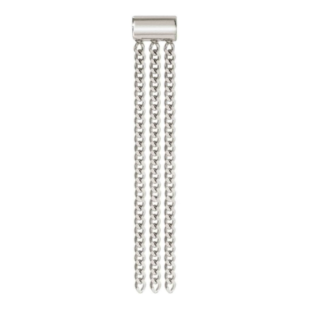 Seimia Silver Long Pendants Triple Chain