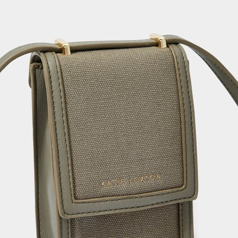 Amalfi Canvas Cell Bag Khaki