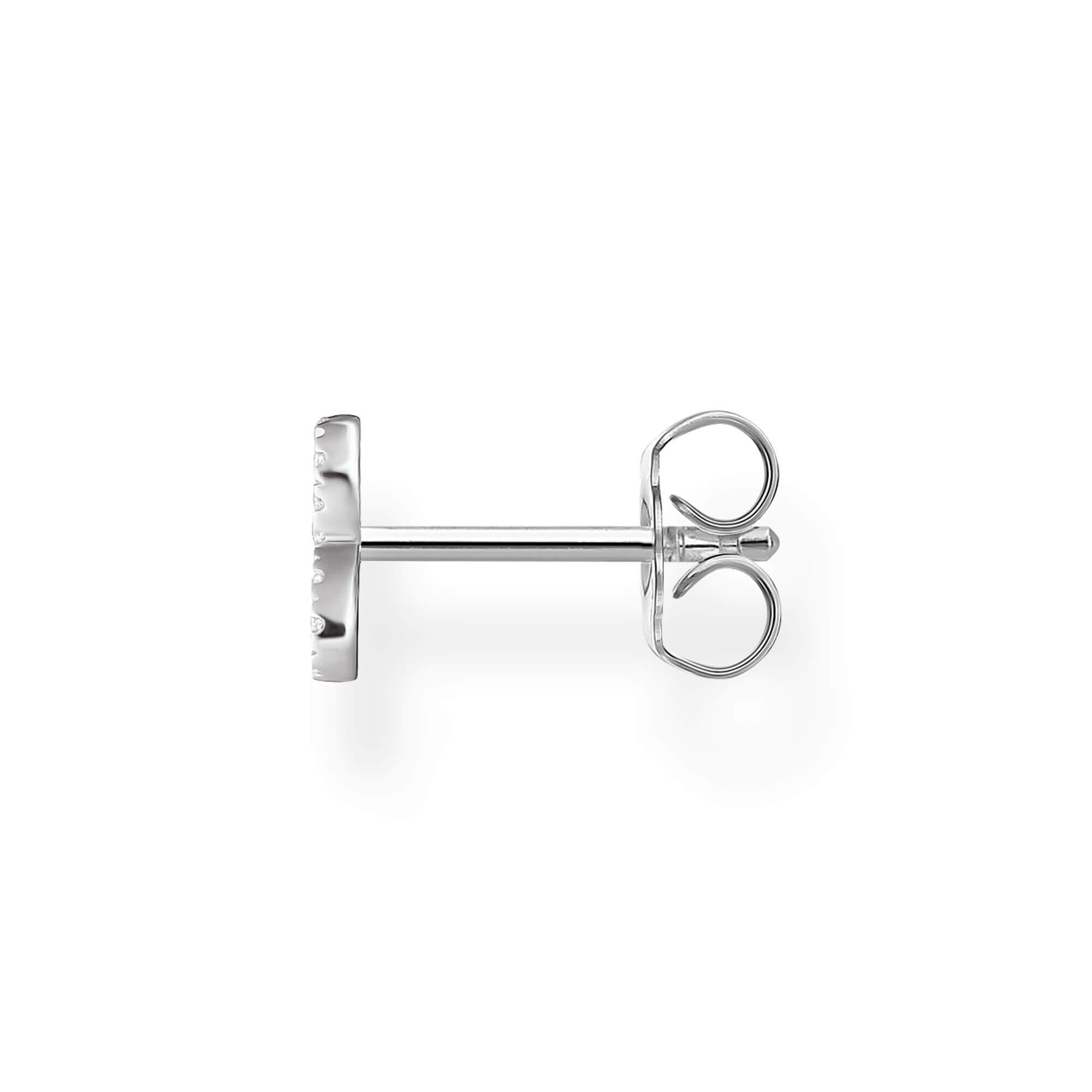 Single Ear Stud Infinity With CZ