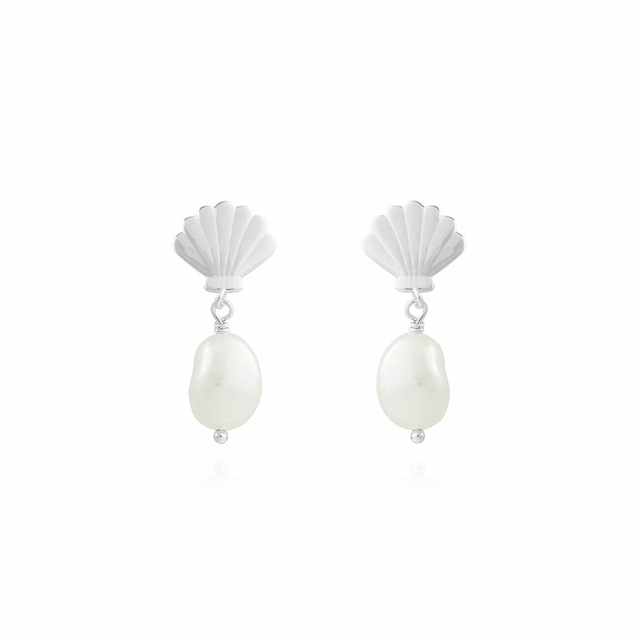 Serena | Silver | Shell Pearl | Earrings