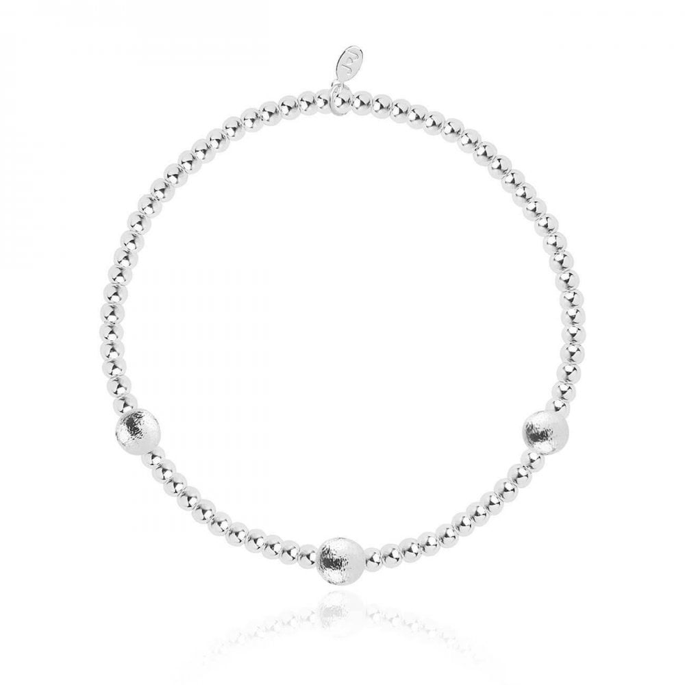 Occasion Gift Box | Happy 60th Birthday | Silver | Bracelets | X2 Bracelet 17.5cm Stretch X1 Bracelet 20cm