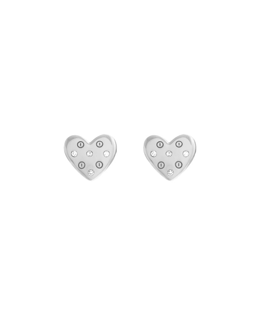 Classics Sterling Silver Heart Stud Earrings