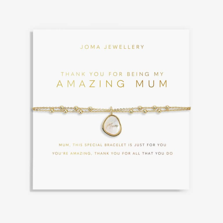 My Moments 'Thank You For Being My Amazing Mum' Bracelet
