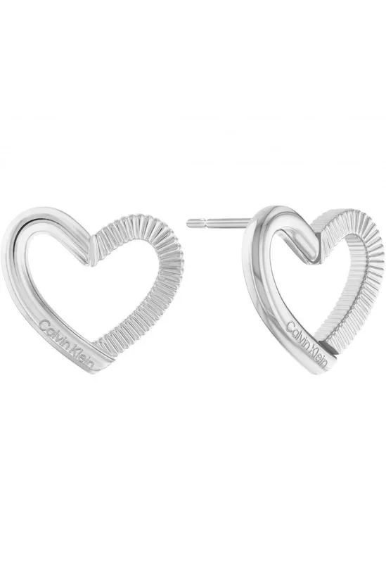 Stainless Steel Heart Stud Earrings