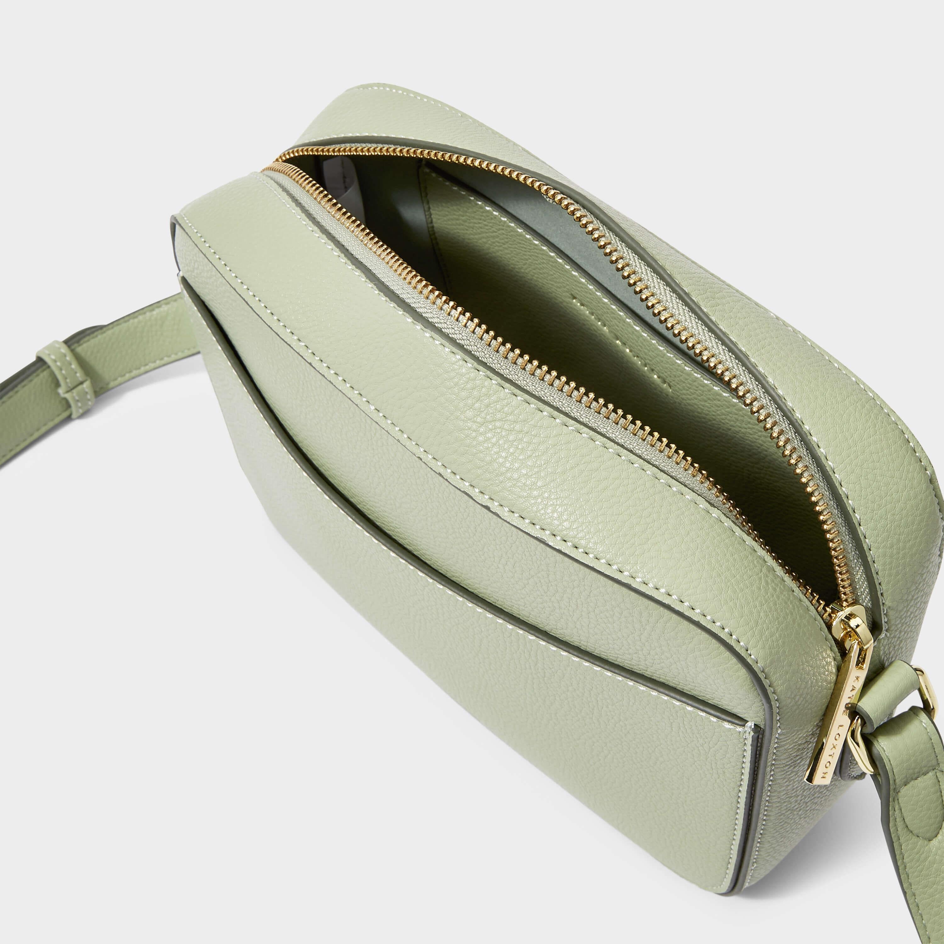 Cara Crossbody Bag | Sage Green | 16 X 23 X 7.5cm