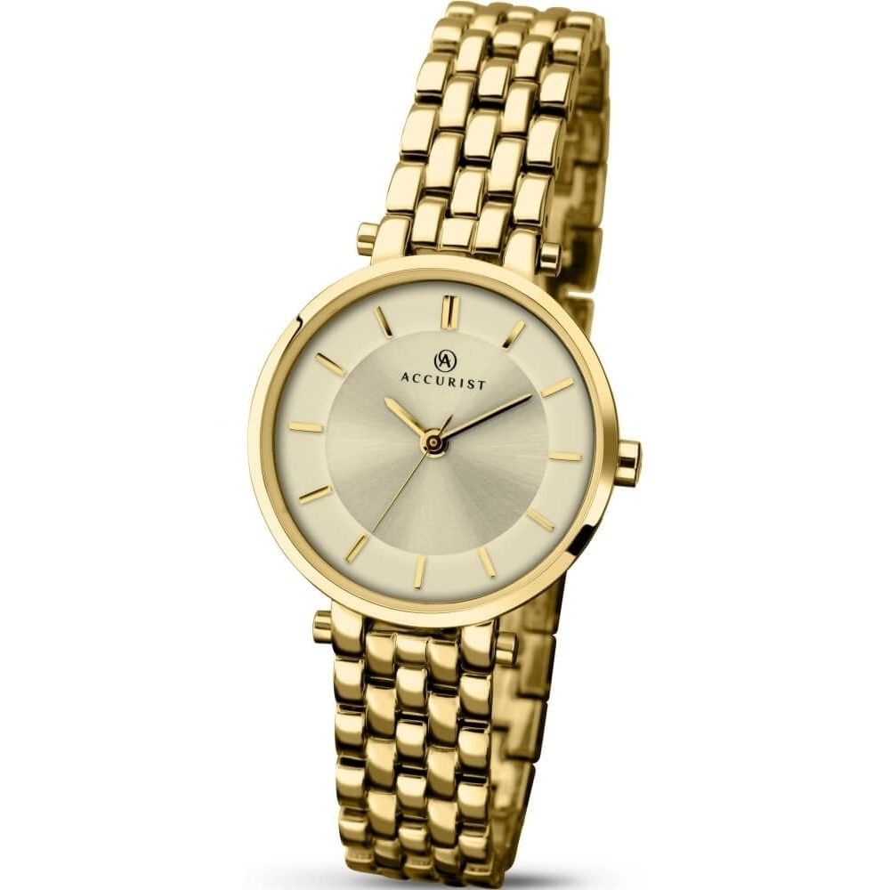 Ladies Gold Tone Bracelet Watch