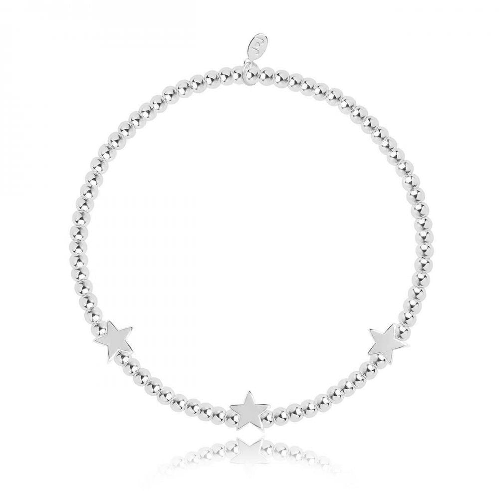 Occasion Gift Box | Happy 40th Birthday | Silver | Bracelets | X2 Bracelet 17.5cm Stretch X1 Bracelet 20cm