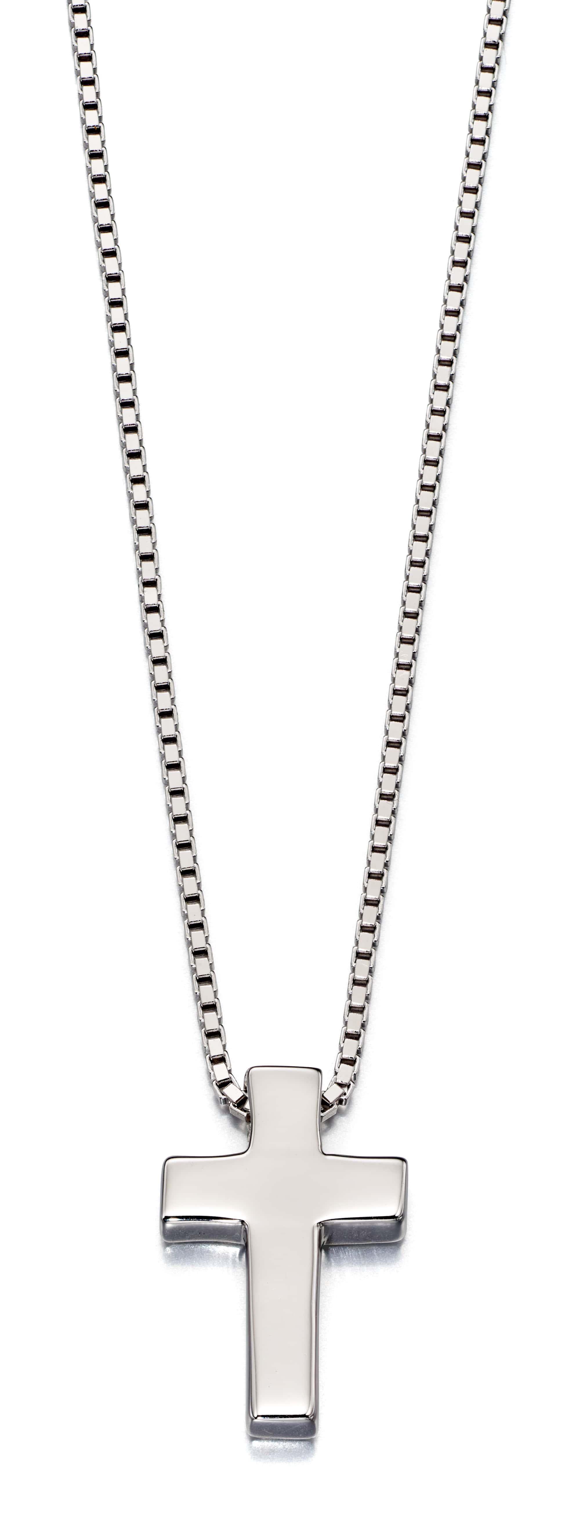 Thom -Boys Medium Cross Pendant & Chain Necklace