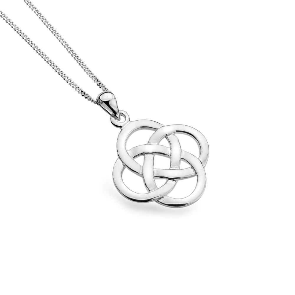 Celtic Knot Round Pendant Necklace