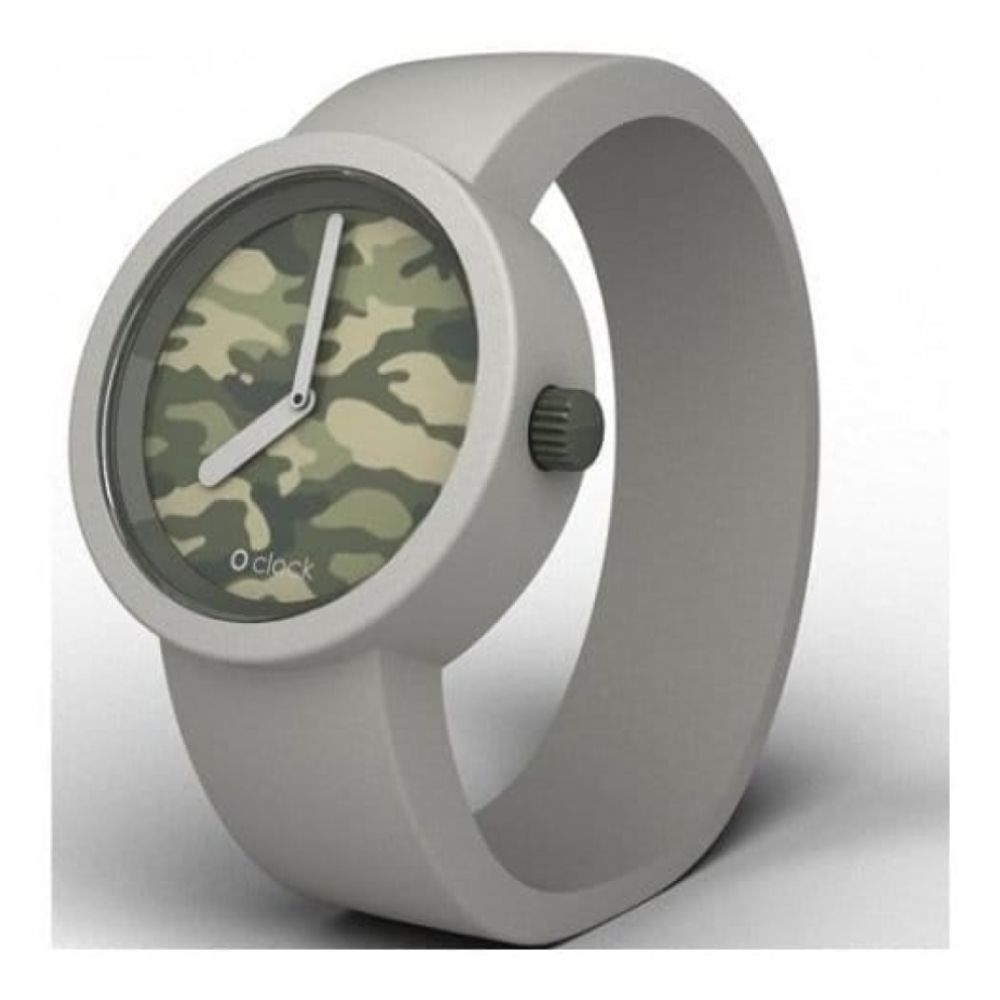 Small Ice Camouflage Unisex Silicone Wristwatch