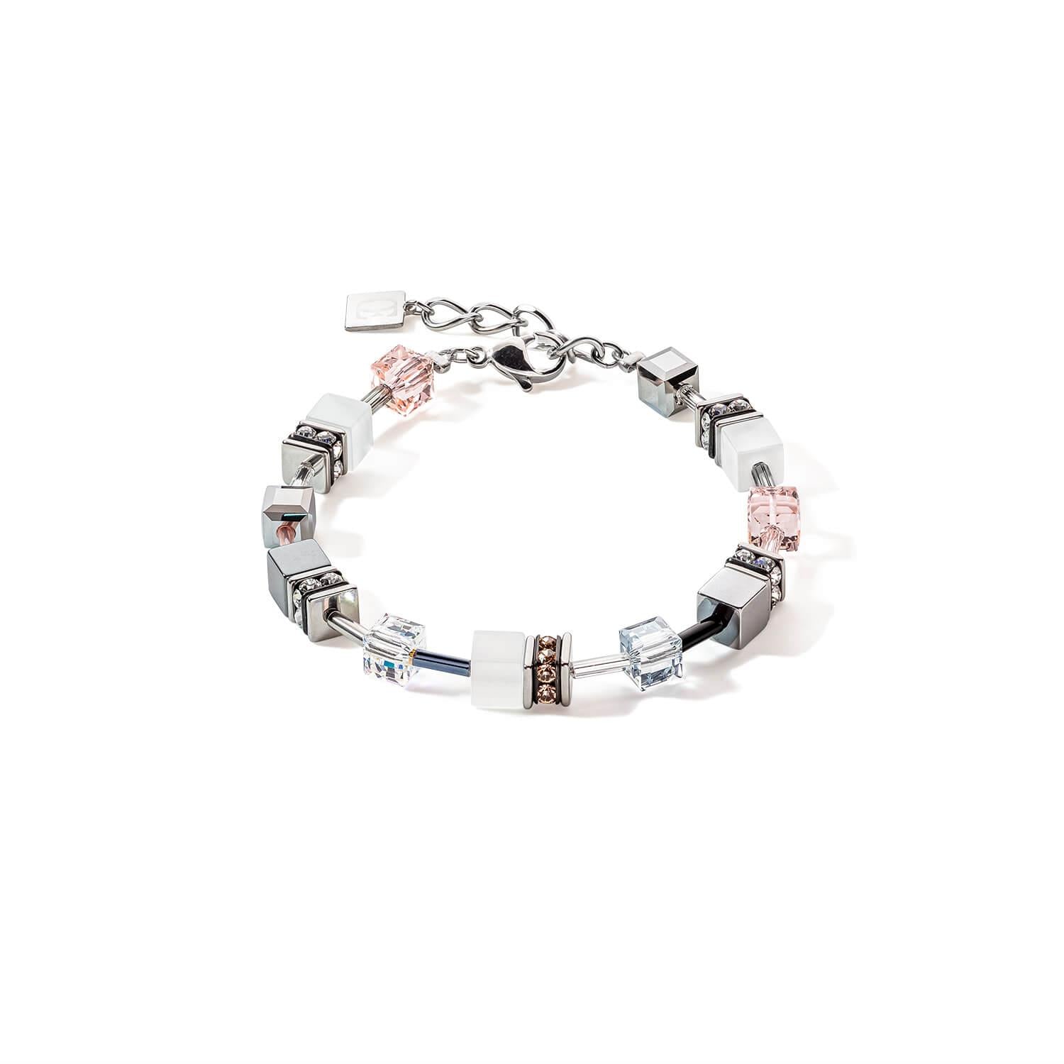 Peach GeoCUBE Iconic Monochrome Bracelet