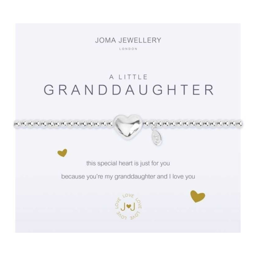 a little GRANDDAUGHTER - silver bracelet