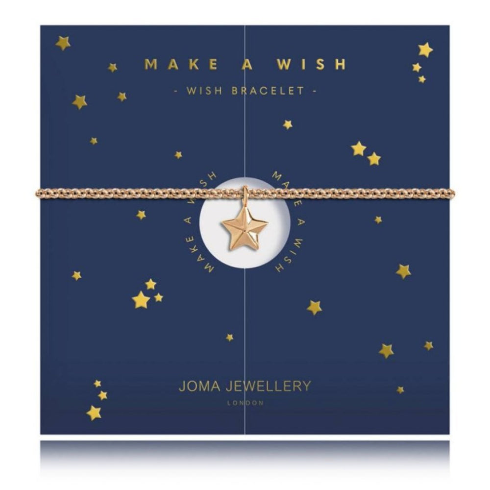 Wish - Star - Yellow Gold Star Charm Bracelet
