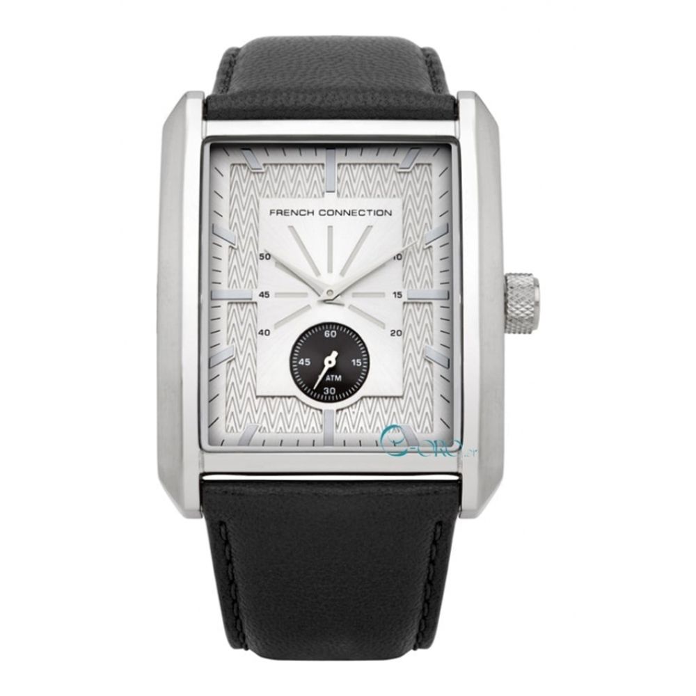 Men's Quartz Analogue Watch With Patterned Dial