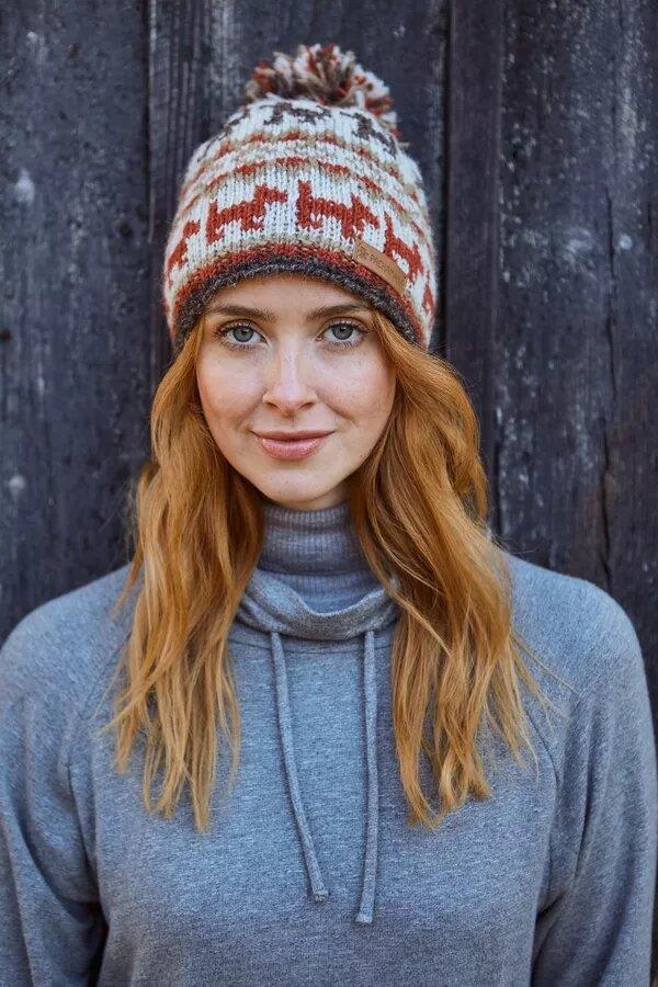 Walking The Dog Bobble Beanie