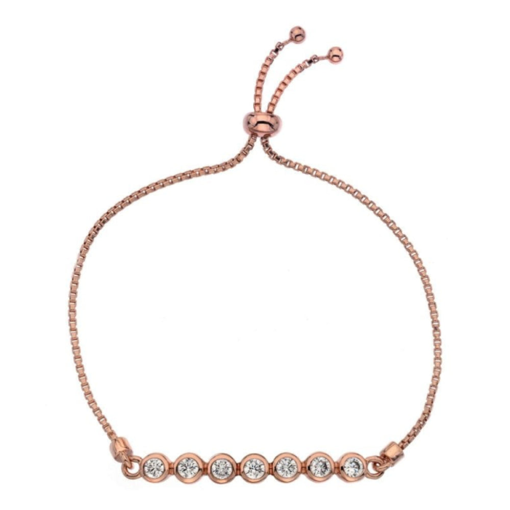 Luminoso Bracelet - Rose Gold Plated - 7 balls