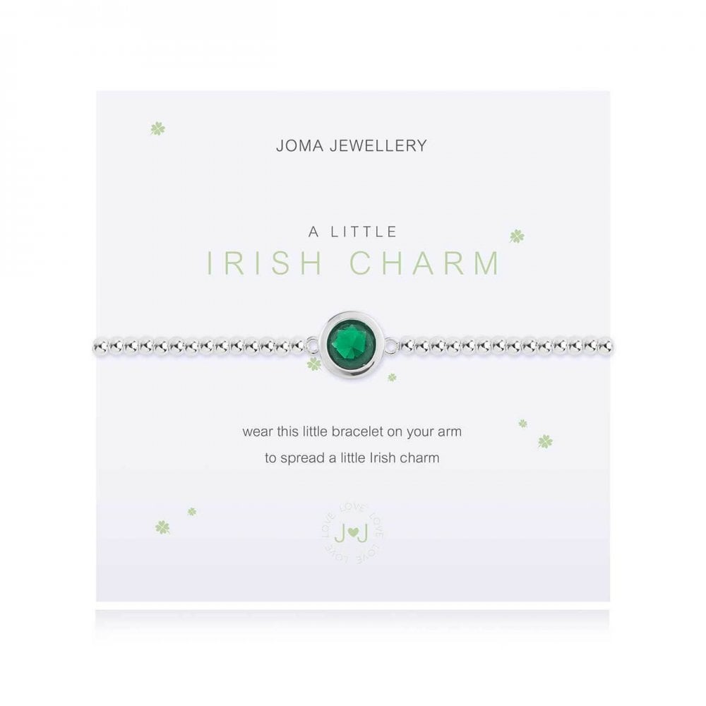 A Little | Irish Charm (Irish) | Silver | Bracelet | 17.5cm Stretch
