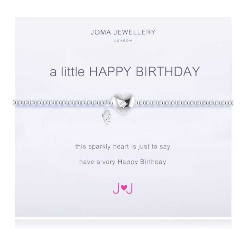 a little HAPPY BIRTHDAY - silver bracelet
