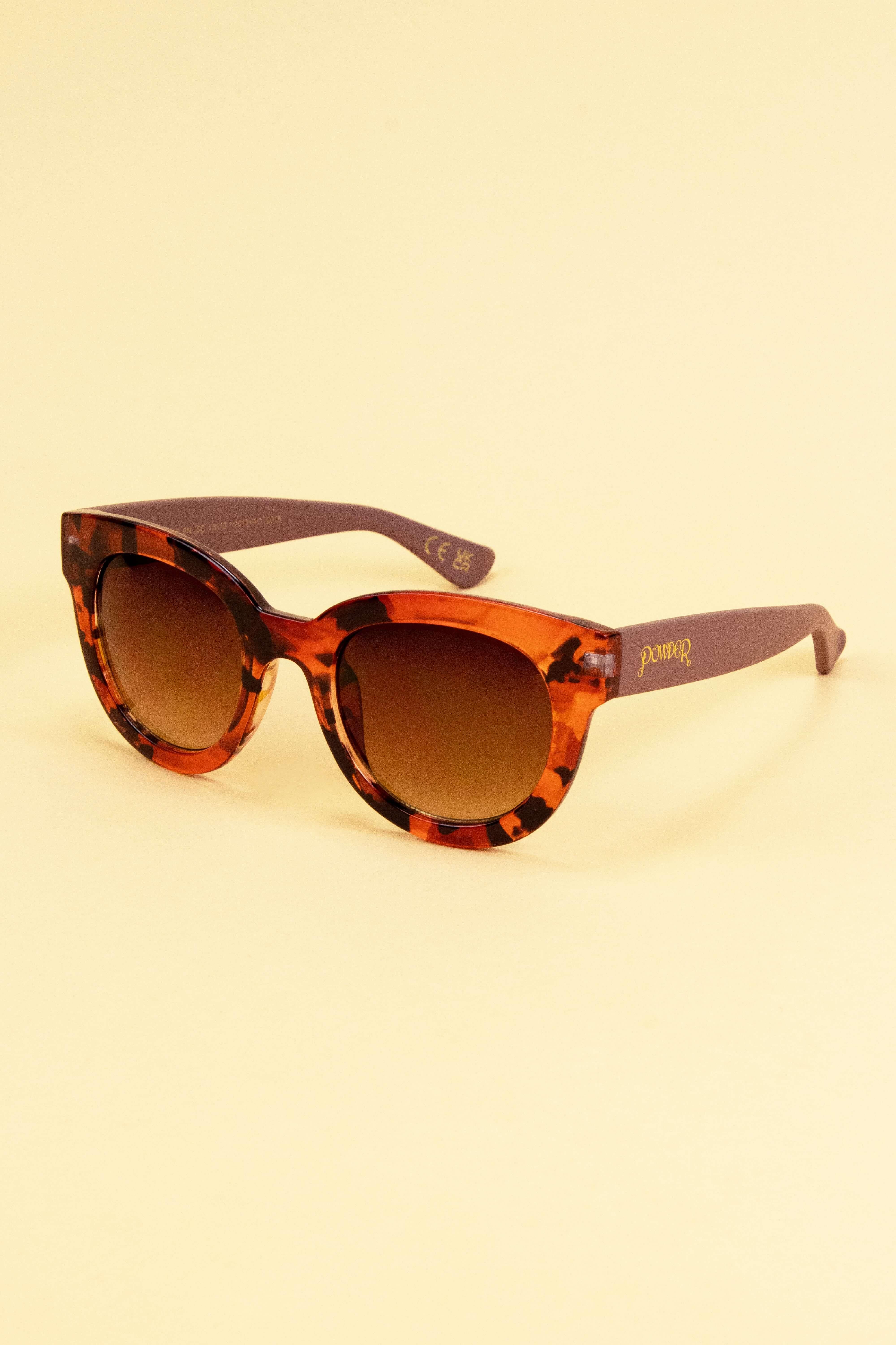 Elena - Amber Sunglasses