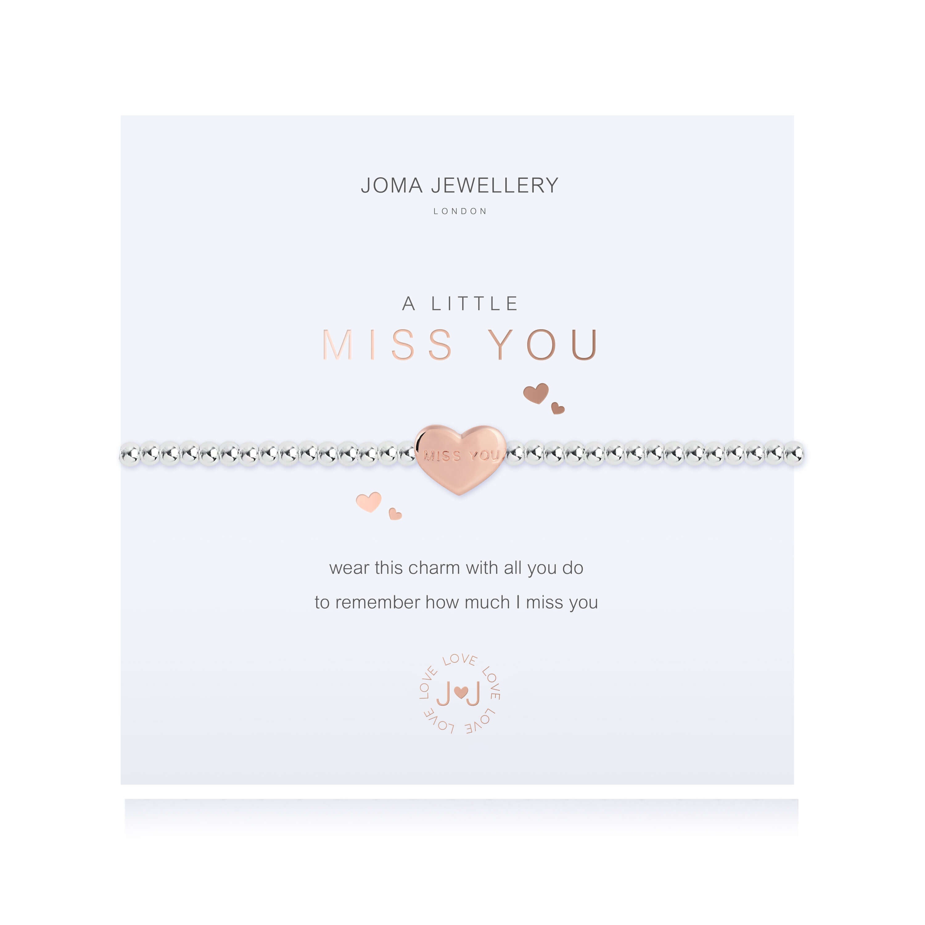 A Little | Miss You | Silver | Bracelet | 17.5cm Stretch