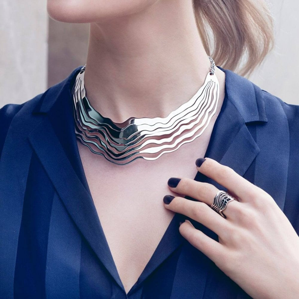 Whisper Necklace Steel